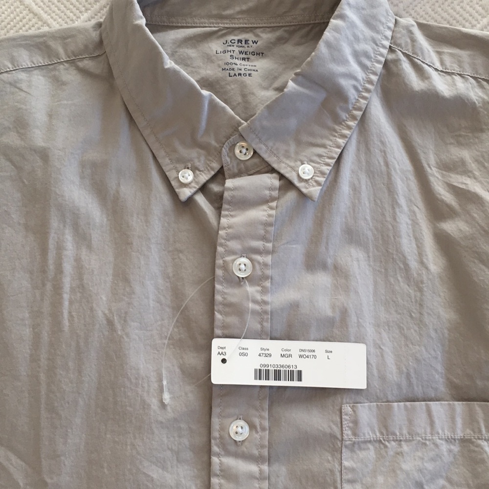 NWT J Crew Long sleeve Buttondown